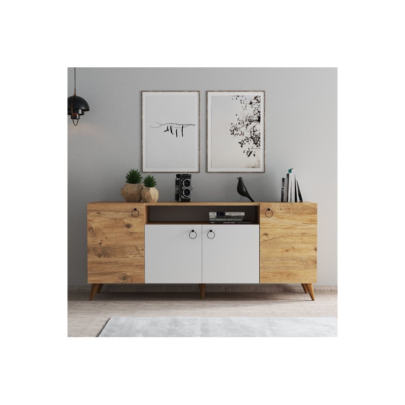 16557_0-800x800 Μπουφέ Invece 180x44 5x79 3cm μελαμίνη ed16557 - Image 1