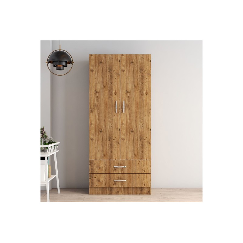 16562_0-800x800 Ντουλάπα Gread atlantic pine μελαμίνη 80x46 5x181 8εκ ed16562 - Image 1