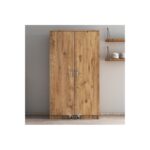 Ντουλάπι κουζίνας Eric atlantic pine μελαμίνη 90x38x162εκ ed16565