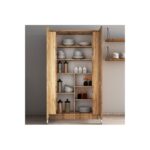 Ντουλάπι κουζίνας Eric atlantic pine μελαμίνη 90x38x162εκ ed16565 - Image 3