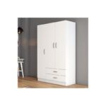 Ντουλάπα Gread άσπρο μελαμίνη 120x46 5x181 8εκ ed16566 - Image 4