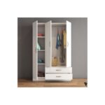 Ντουλάπα Gread άσπρο μελαμίνη 120x46 5x181 8εκ ed16566 - Image 3