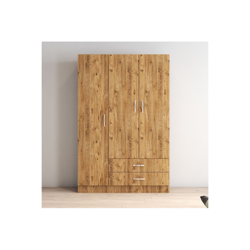 16567_0-800x800 Ντουλάπα Gread atlantic pine μελαμίνη 120x46 5x181 8εκ ed16567 - Image 1