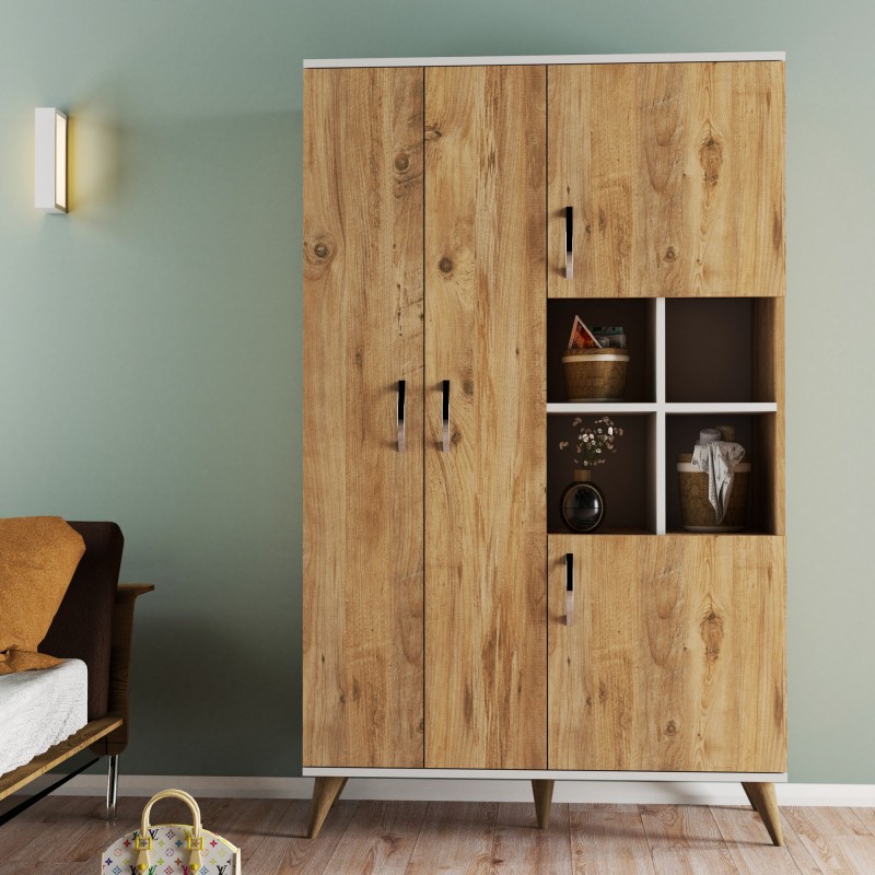 16568_0-800x800 Ντουλάπι Gread atlantic pine μελαμίνη 106x47x174εκ ed16568 - Image 1