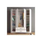 Ντουλάπα Gread άσπρο μελαμίνη 160x46 5x181 8εκ ed16570 - Image 3