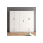 Ντουλάπα Gread άσπρο μελαμίνη 200x46 5x181 8εκ ed16571