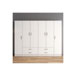 Ντουλάπα Gread άσπρο μελαμίνη 240x46 5x181 8εκ ed16573