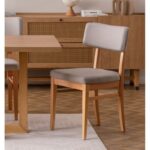 Καρέκλα Madison μελαμίνη oak 47x45x86cm ed16622