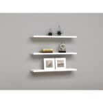 Ραφιέρα τοίχου Boss άσπρη μελαμίνη 60x14 5cm ed1665 - Image 3