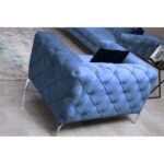 Comodita Πολυθρόνα Ύφασμα μπλε 108x90x70cm ed1667 - Image 5