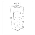 Βιβλιοθήκη Liva δρυς μελαμίνη 28x30x138εκ ed16683 - Image 2