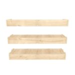 Ραφιέρα Hiko δρυς μελαμίνη 61 5x19 5x6 5εκ ed16699 - Image 3