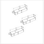 Ραφιέρα Hiko δρυς μελαμίνη 61 5x19 5x6 5εκ ed16699 - Image 2