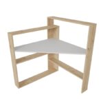 Γραφείο Kelly μελαμίνη oak λευκό χρώμα 93 6x114cm ed16701 - Image 3