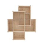 Ραφιέρα Adis δρυς μελαμίνη 70x21x88 7εκ ed16709 - Image 3