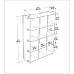 Βιβλιοθήκη Zimba δρυς μελαμίνη 92 5x30x132εκ ed16710 - Image 2