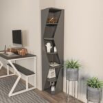 Βιβλιοθήκη Arrow ανθρακί μελαμίνη 31 8x31 8x165εκ ed16719 - Image 4