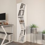 Βιβλιοθήκη Arrow άσπρο μελαμίνη 31 8x31 8x165εκ ed16722