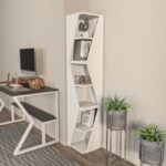 Βιβλιοθήκη Arrow άσπρο μελαμίνη 31 8x31 8x165εκ ed16722 - Image 5