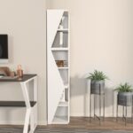 Βιβλιοθήκη Arrow άσπρο μελαμίνη 31 8x31 8x165εκ ed16722 - Image 4