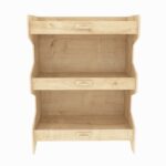 Βιβλιοθήκη Fesa δρυς μελαμίνη 65 6x34 3x80 5εκ ed16732 - Image 4