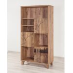 Βιβλιοθήκη Mare Atlantic Pine χρώμα μελαμίνη 80x36xH155cm ed1676 - Image 5