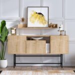 Μπουφέ Leya 150x45x40cm μελαμίνη μέταλλο ed1679