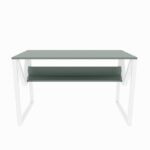 Γραφείο Lona πράσινο λευκό 120x60x72 8cm μελαμίνη ed16810 - Image 3