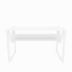 Γραφείο Lona λευκό 120x60x72 8cm μελαμίνη ed16812 - Image 3