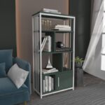 Βιβλιοθήκη Valero πράσινο άσπρο μελαμίνη 60x29 6x120εκ ed16817 - Image 5