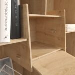 Βιβλιοθήκη Alimo δρυς μελαμίνη 136 7x27 5x138εκ ed16842 - Image 4