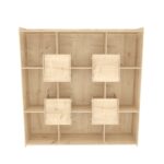 Βιβλιοθήκη Alimo δρυς μελαμίνη 136 7x27 5x138εκ ed16842 - Image 3