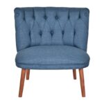 Πολυθρόνα Fabian μπλε ύφασμα 78x70x78cm ed16850 - Image 3