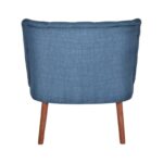 Πολυθρόνα Fabian μπλε ύφασμα 78x70x78cm ed16850 - Image 2