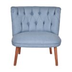 Πολυθρόνα Fabian Indigo Blue ύφασμα 78x70x78cm ed16852 - Image 3