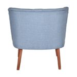 Πολυθρόνα Fabian Indigo Blue ύφασμα 78x70x78cm ed16852 - Image 2