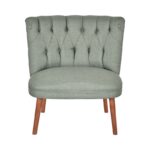 Πολυθρόνα Fabian Petrol πράσινο ύφασμα 78x70x78cm ed16854 - Image 3