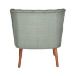 Πολυθρόνα Fabian Petrol πράσινο ύφασμα 78x70x78cm ed16854 - Image 2