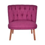 Πολυθρόνα Fabian μωβ ύφασμα 78x70x78cm ed16856 - Image 3