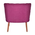 Πολυθρόνα Fabian μωβ ύφασμα 78x70x78cm ed16856 - Image 2