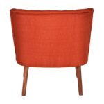 Πολυθρόνα Fabian κεραμιδί ύφασμα 78x70x78cm ed16857 - Image 2