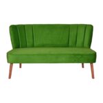 Καναπές διθέσιος Moon River πράσινο χρώμα 140x71x78cm ed16859 - Image 3