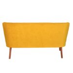 Καναπές διθέσιος Moon River κίτρινο χρώμα 140x71x78cm ed16864 - Image 2