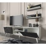 Έπιπλο tv Pianosa 150x29 5x40 6cm μελαμίνη ed1688 - Image 5