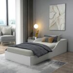 Μονό κρεβάτι Oya - White ed16903 - Image 3