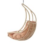 Μονή Κουνιστή Καρέκλα Κήπου Florya - Beige Black ed16910 - Image 5