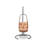 Μονή Κουνιστή Καρέκλα Κήπου Florya - Camel Black ed16911 - Image 4