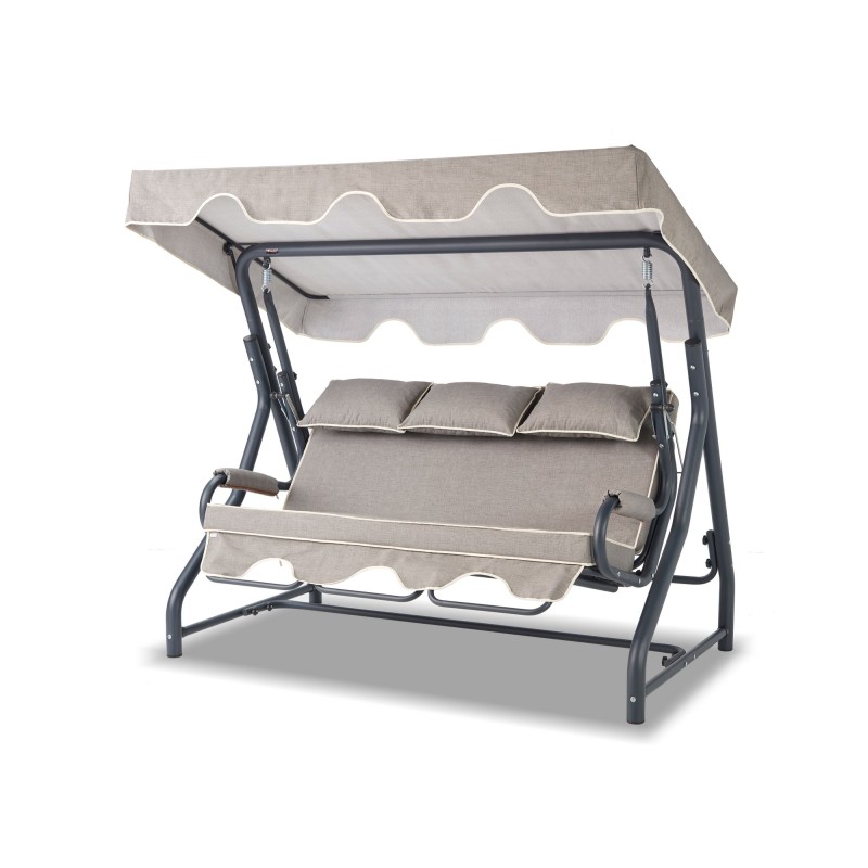 16936_0-800x800 Τριπλή Κουνιστή Καρέκλα Κήπου Salvia - Anthracite Grey ed16936 - Image 1