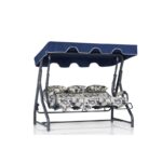 Τριπλή Κουνιστή Καρέκλα Κήπου Salvia 2 - Multicolor ed16938 - Image 2