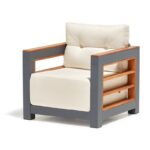 Σετ σαλονιού κήπου Larix - White ed16949 - Image 3